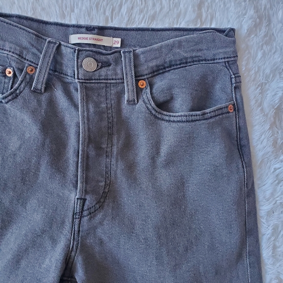 Levi's Premium Wedgie Straight Jeans Size 29, US 8 - Picture 7 of 16